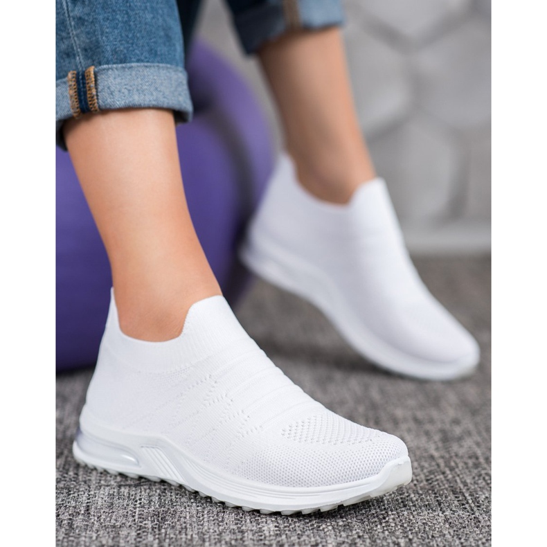 Diamantique Scarpe slip-on bianche bianco 1