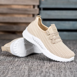 SHELOVET Scarpe sportive in tessuto marrone 1