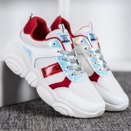 SHELOVET Scarpe sportive comode bianco 1