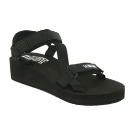 Sandali in tessuto Big Star 274A349 nero 1