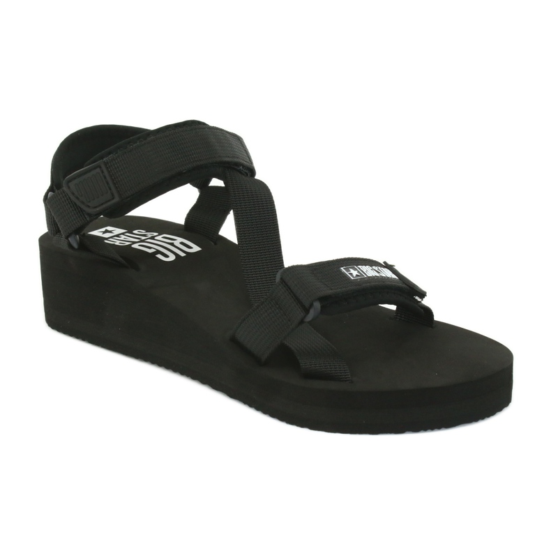 Sandali in tessuto Big Star 274A349 nero 1