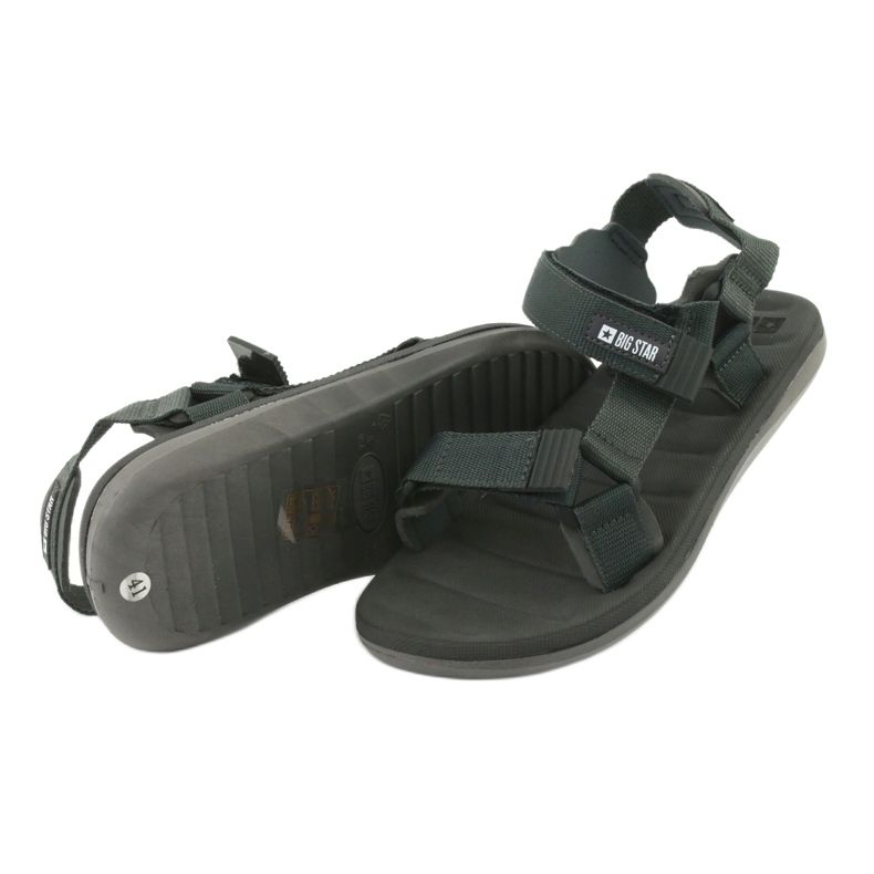 Sandali da uomo Big Star 174501 grigio 3