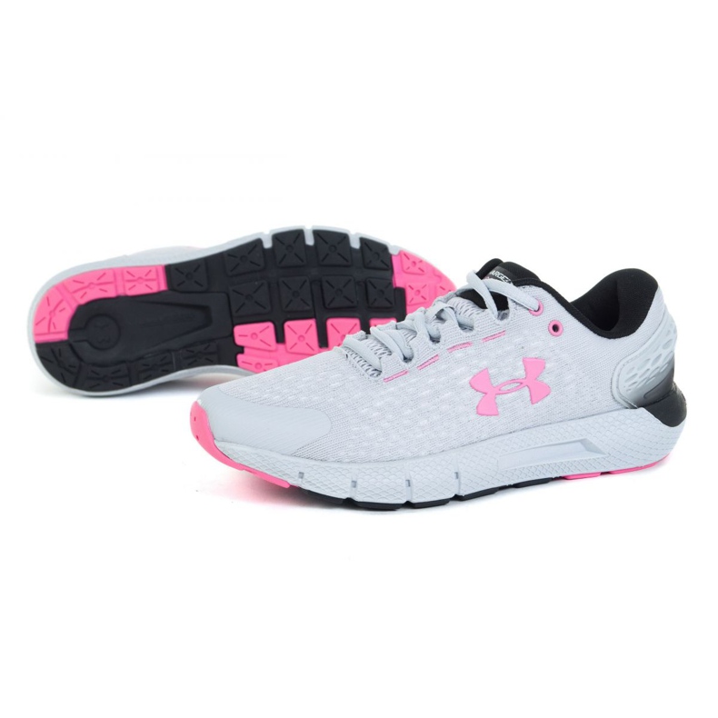 Under Armour Charged Rogue 2 W 3022 602-101 rosa grigio 1