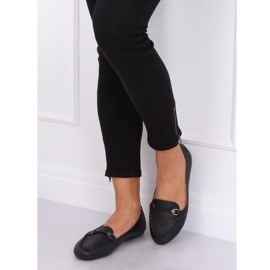 Mocassini neri da donna A8636 Black nero 2