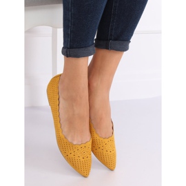 Ballerine traforate miele NK18P Giallo 1