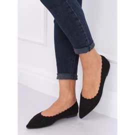 Ballerine nere traforate NK18P Black nero 1