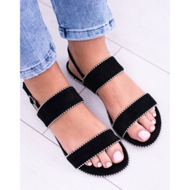 Lu Boo Sandali Neri Donna Jets Noeli nero 2