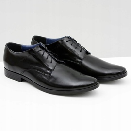 Bednarek Polish Shoes Brogues da uomo Bednarek Eleganti scarpe formali in pelle nere Peter nero 1