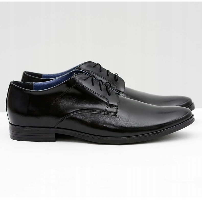 Bednarek Polish Shoes Brogues da uomo Bednarek Eleganti scarpe formali in pelle nere Peter nero 2