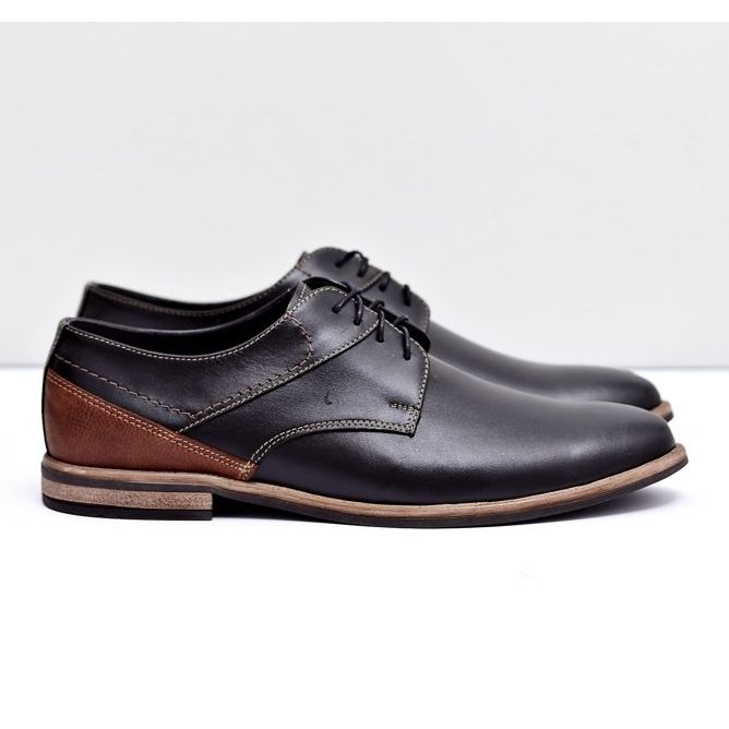 Bednarek Polish Shoes Scarpe Brogue da Uomo Bednarek Elegant Leather Nero Marcelo 2
