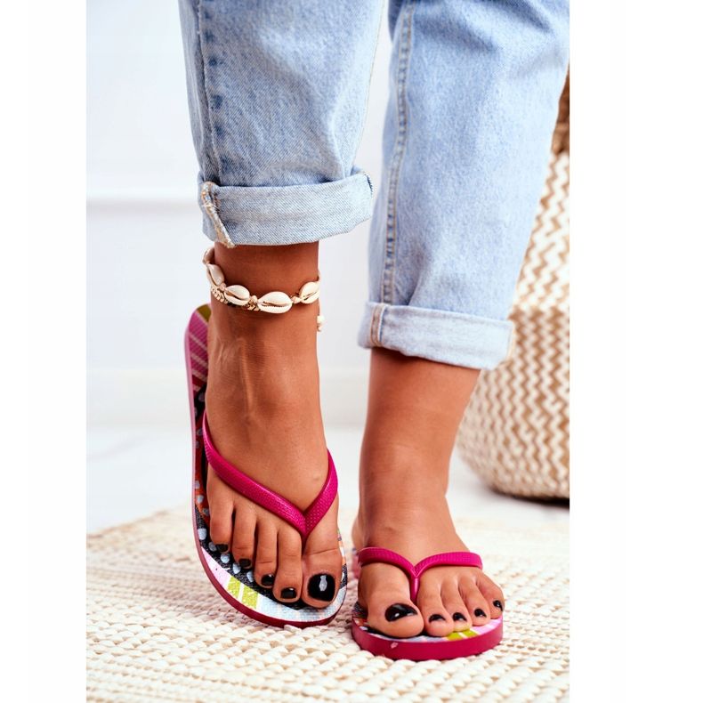 Lu Boo | Infradito Szałowe Pink Aztec Havanna rosa 2