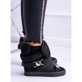 Sneakers Donna Lu Boo Con Elastici Nero Décolleté 2