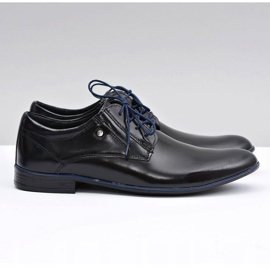 KOMODO Scarpe eleganti in pelle nera di Massimiliano nero 2