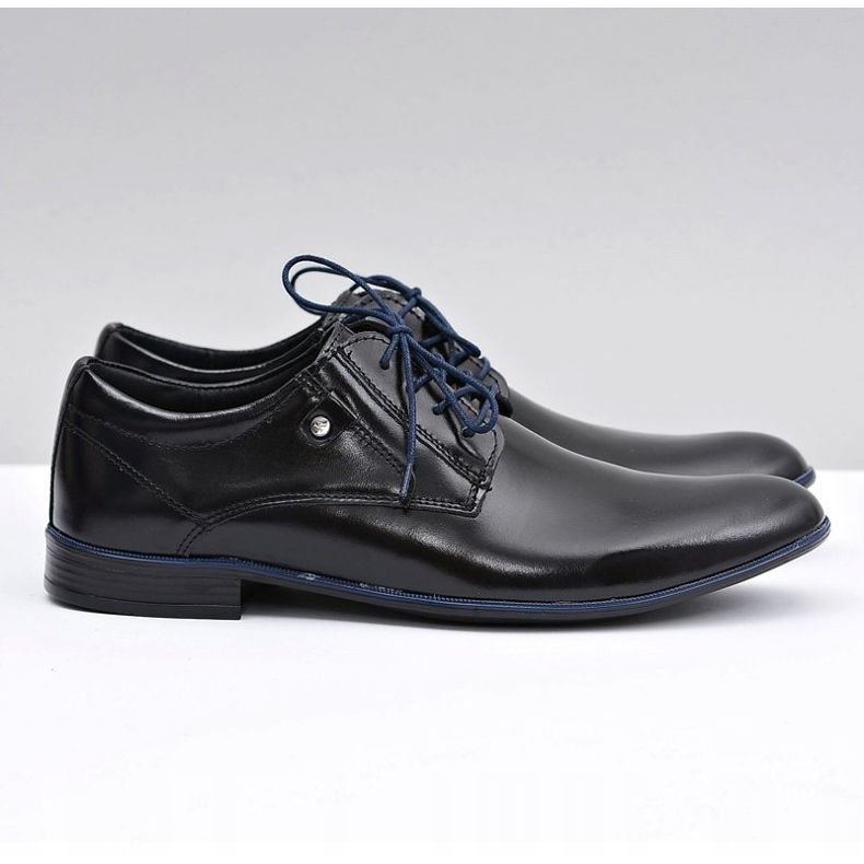 KOMODO Scarpe eleganti in pelle nera di Massimiliano nero 2