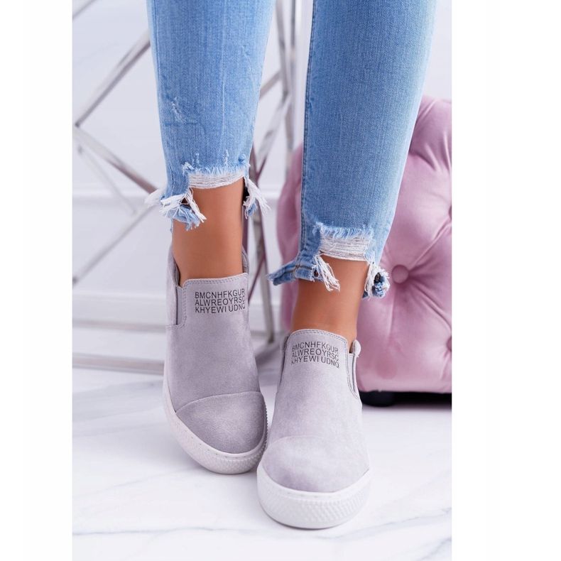 Sneakers Snekers da Donna Lu Boo Slip Grigie Kaori grigio 1
