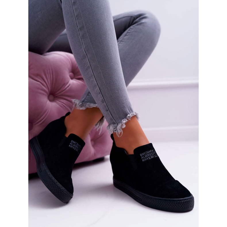 Sneakers Snekers da Donna Lu Boo Slip-on Nero Kaori 2