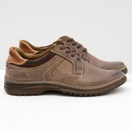 KOMODO Scarpe Ernesto Marrone Uomo Pelle Naturale 1