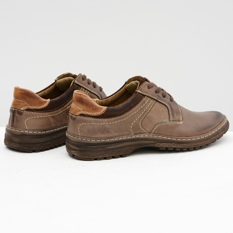KOMODO Scarpe Ernesto Marrone Uomo Pelle Naturale 2