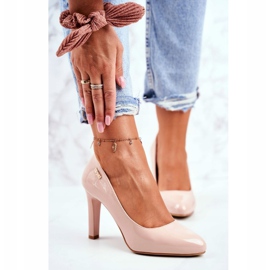 Pompe da donna Sergio Leone Beige Varnì sul post 1