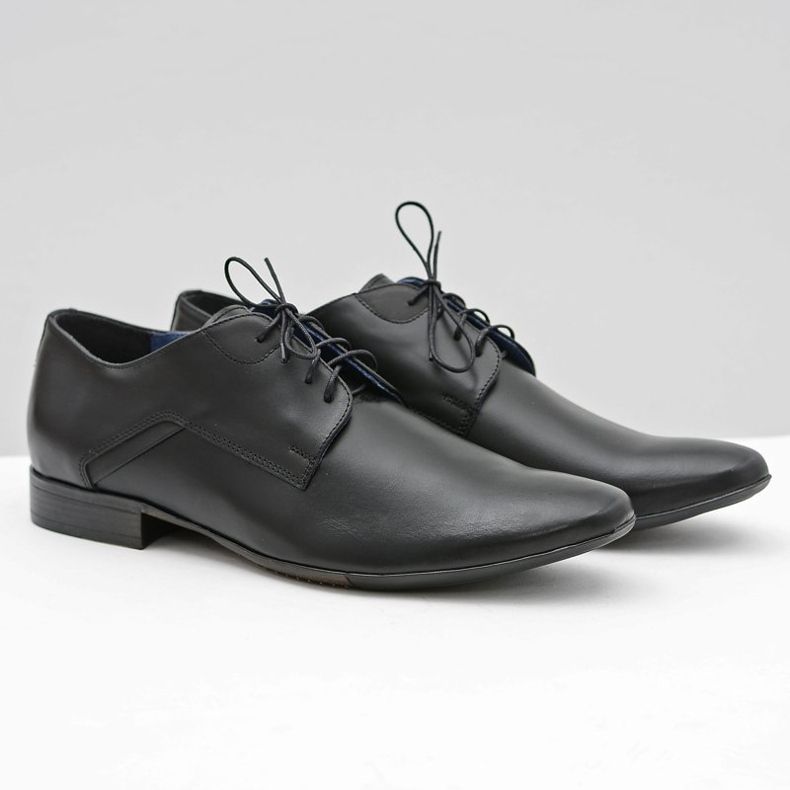 Bednarek Polish Shoes Scarpe Brogue da Uomo Bednarek Elegant Leather Nero Edmondo 1