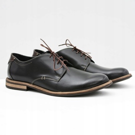 Bednarek Polish Shoes Eleganti scarpe da uomo nere Feliciano nero 1