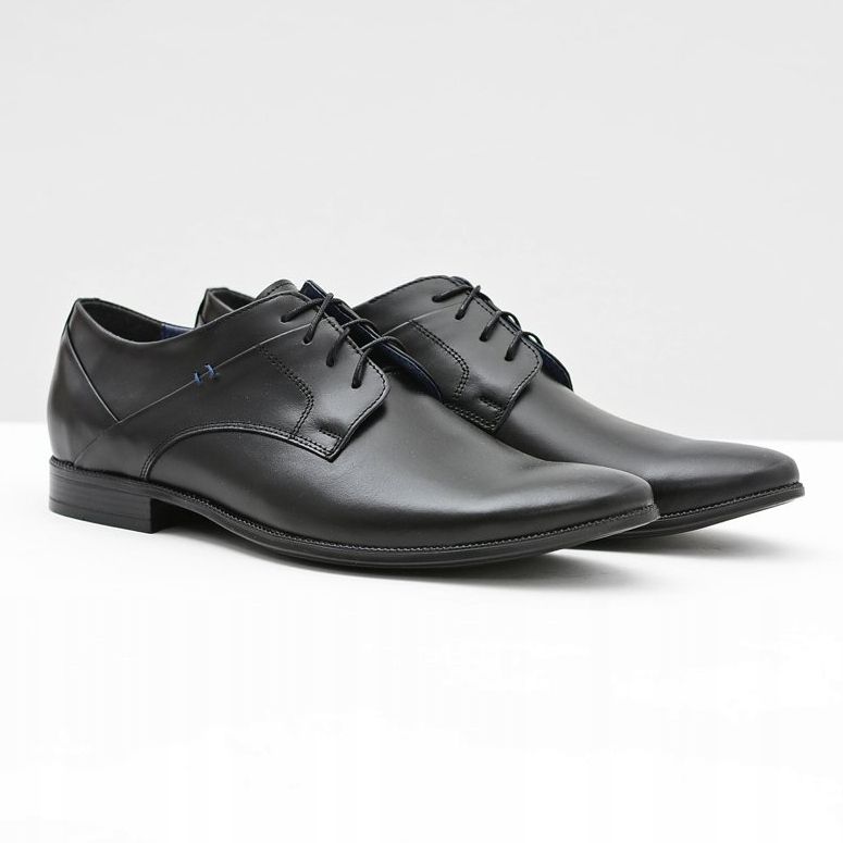Gejms Eleganti scarpe nere in pelle lucida Gaspare nero 1