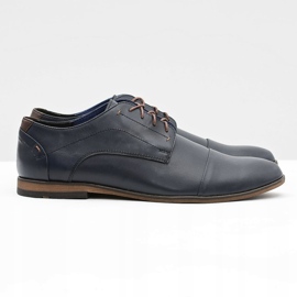 Gejms Scarpe Uomo Pelle Blu Navy Livio 2