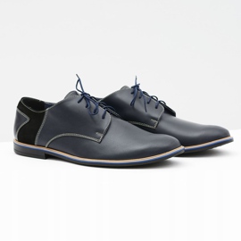 Bednarek Polish Shoes Scarpe Brogue da Uomo Bednarek Elegant Leather Blu Navy Biagio 1