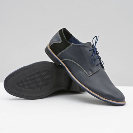 Bednarek Polish Shoes Scarpe Brogue da Uomo Bednarek Elegant Leather Blu Navy Biagio 4