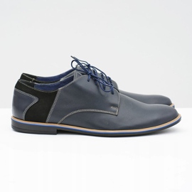 Bednarek Polish Shoes Scarpe Brogue da Uomo Bednarek Elegant Leather Blu Navy Biagio 2