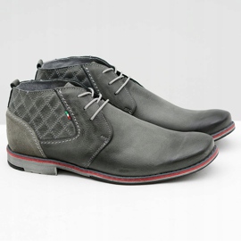 Gino Tuzzi Scarpe in pelle da uomo grigie Graziano grigio 1
