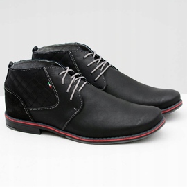 Gino Tuzzi Scarpe Graziano da uomo in pelle nera nero 1