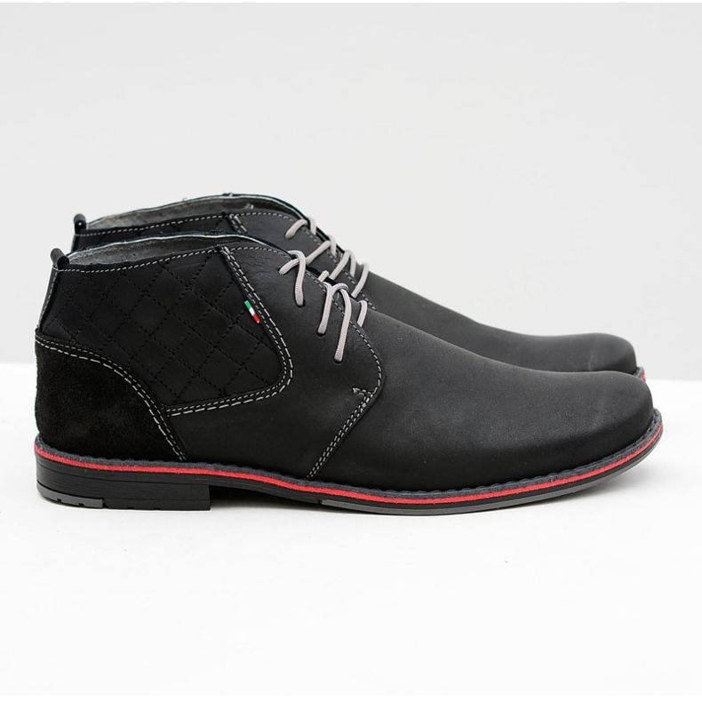 Gino Tuzzi Scarpe Graziano da uomo in pelle nera nero 2
