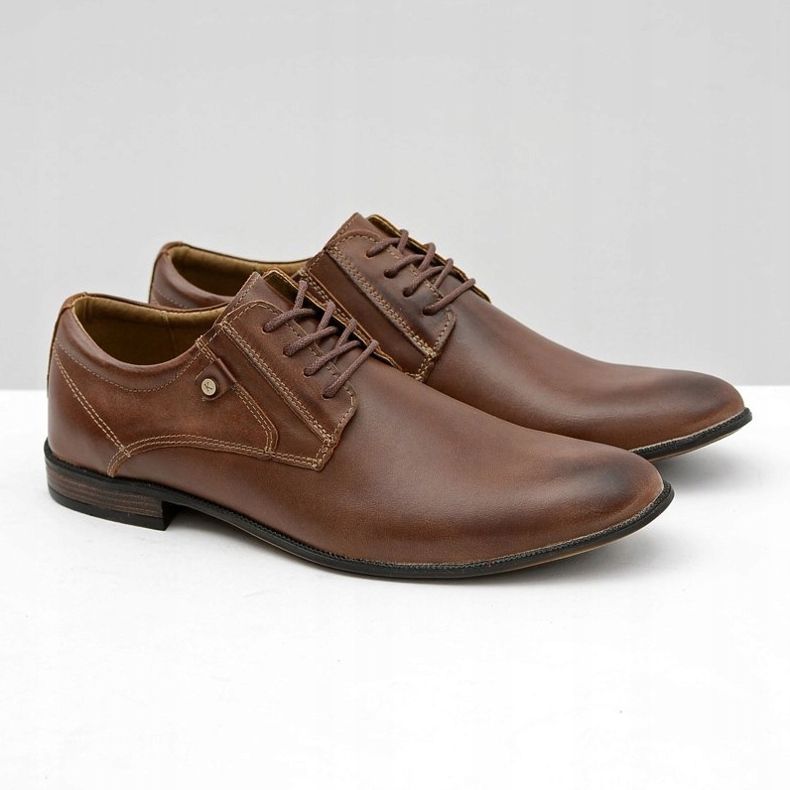KOMODO Scarpe eleganti in pelle marrone di Massimiliano 1