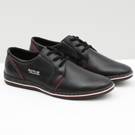 Joker Scarpe da uomo in pelle nera di Marko nero 1