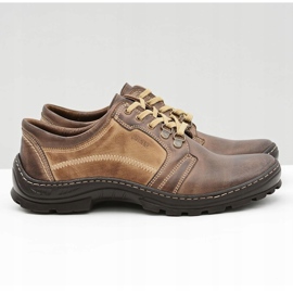 Joker Favello Scarpe Brogue Classiche da Uomo in Pelle Marrone 2