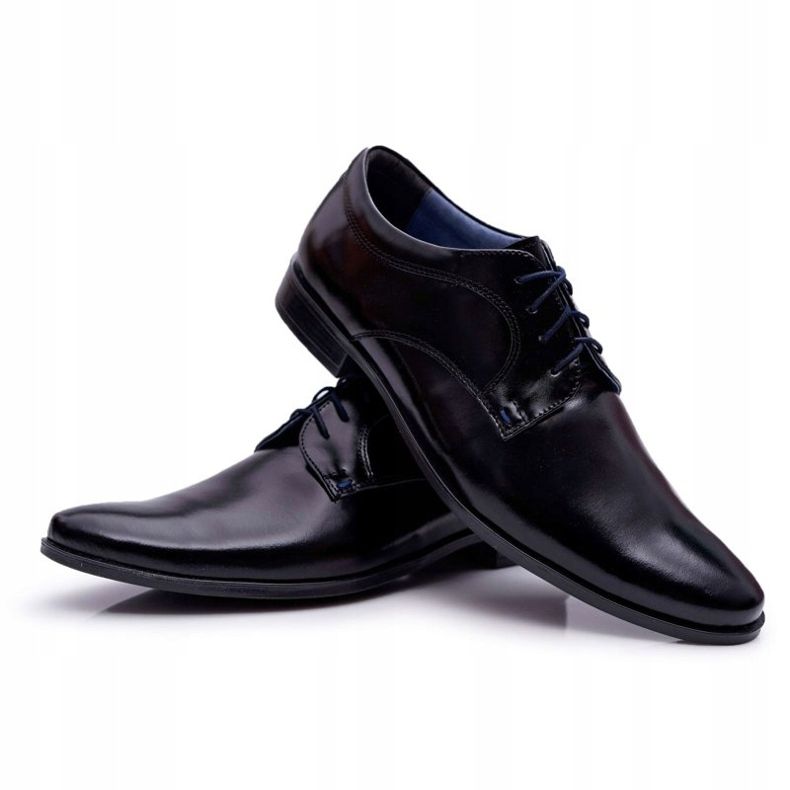 Bednarek Polish Shoes Scarpe Brogue Uomo Bednarek Eleganti Pelle Laccata Nere Gaspare nero 1