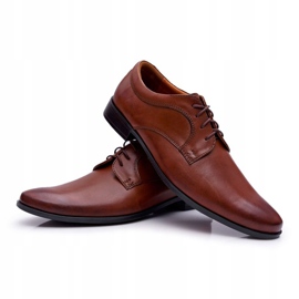 Bednarek Polish Shoes Scarpe Brogue Uomo Bednarek Elegant Leather Marrone Gaspare 1