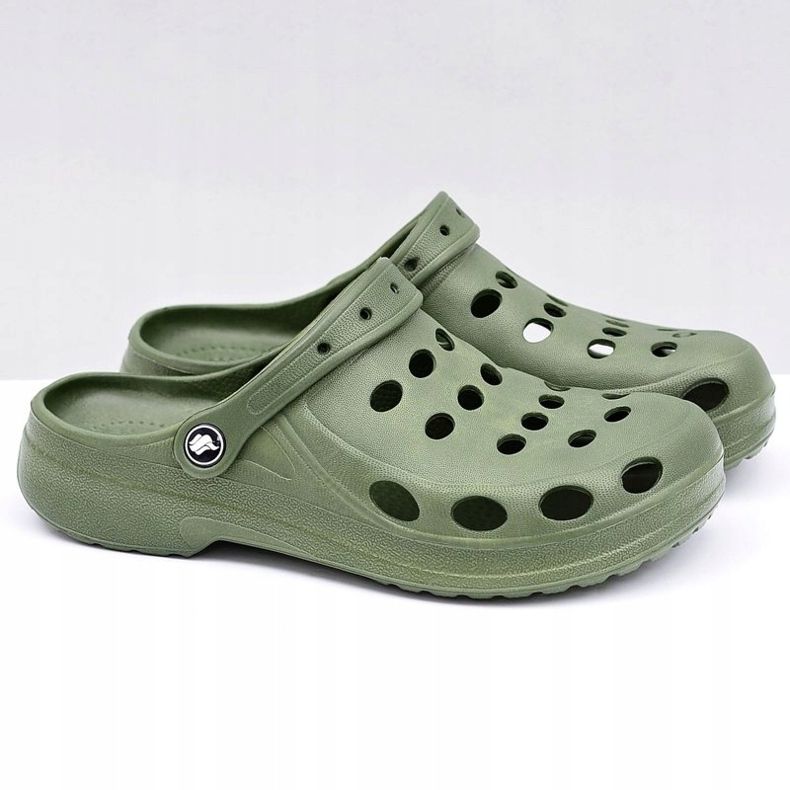Sandali infradito da uomo verdi verde 1