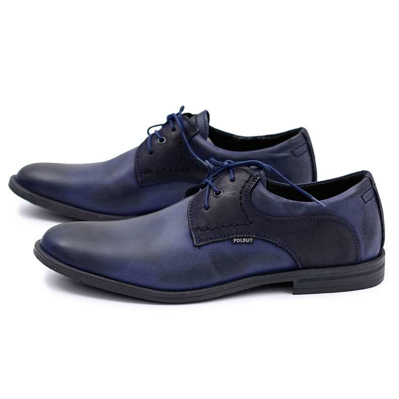 Polbut Scarpe Martel blu navy da uomo classiche 1