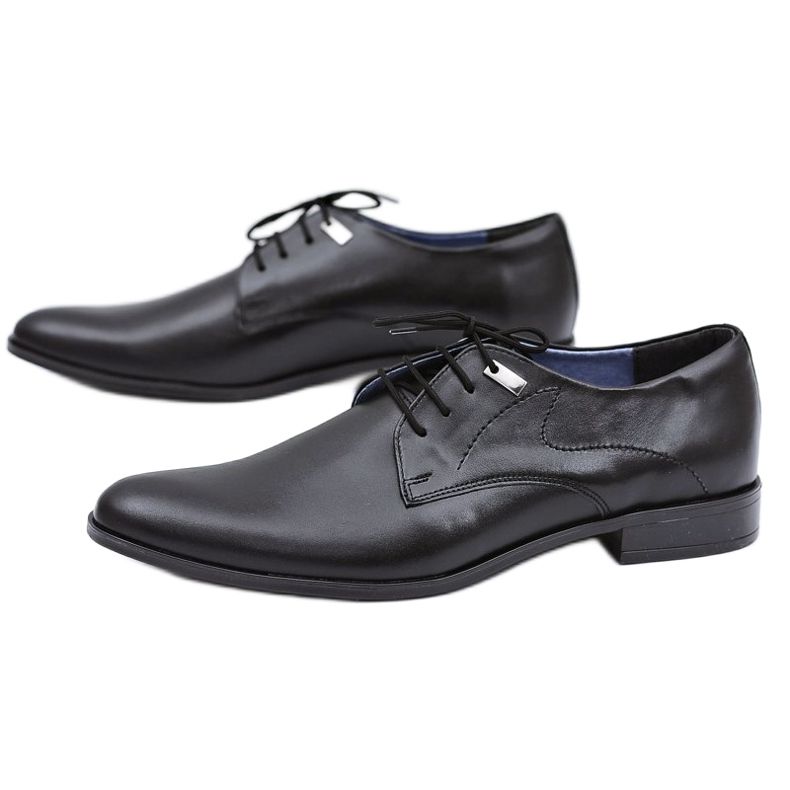 Mario Boschetti Eleganti scarpe formali damaso nere nero 1