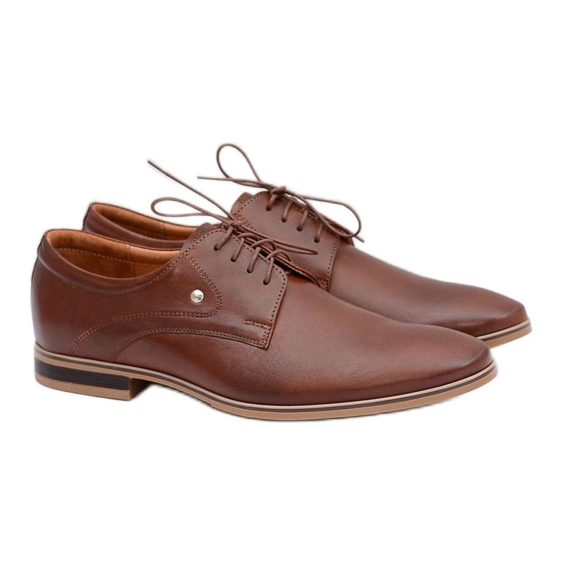 Mario Boschetti Scarpe eleganti in pelle marrone Refugio 1