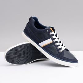 Sneakers sportive da uomo blu navy Tony 2