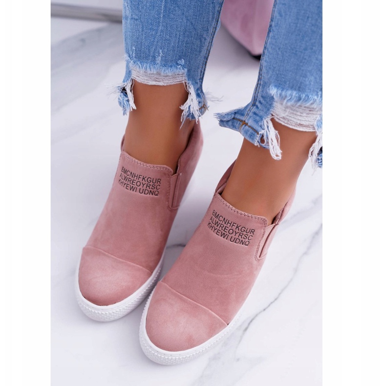 Sneakers Snekers da Donna Lu Boo Slip-on Rosa Kaori 1