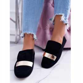 Mocassini da donna Gold Badge Black Lordsy Lu Boo Harlem nero 2
