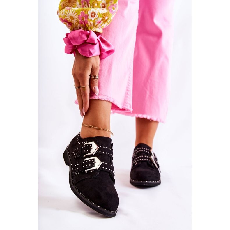 Scarpe brogue da donna Lu Boo Nere Cosy nero 1
