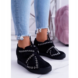 Sneakers da donna Zeppe Lu Boo Nero Margo 2