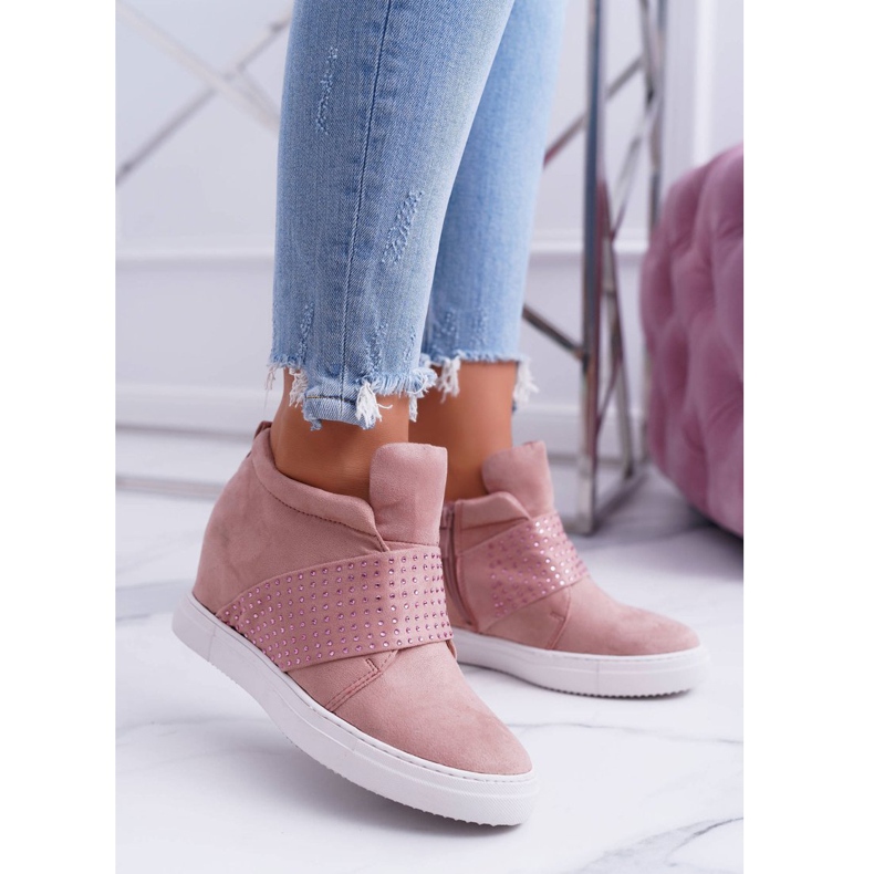 Sneakers Donna Rosa Lu Boo Paillettes PinkSugar 2