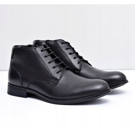 EVE Stivali Uomo Pelle Nero Artemigo scarpe 1