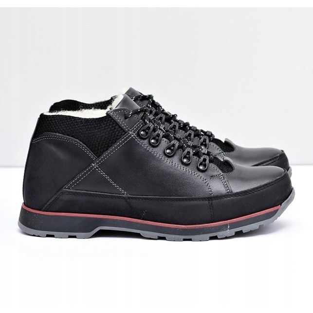 KOMODO Scarpe brogue da uomo nere Warmed Trafer nero 2